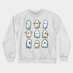 Cute Hallowen Ghosts Crewneck Sweatshirt